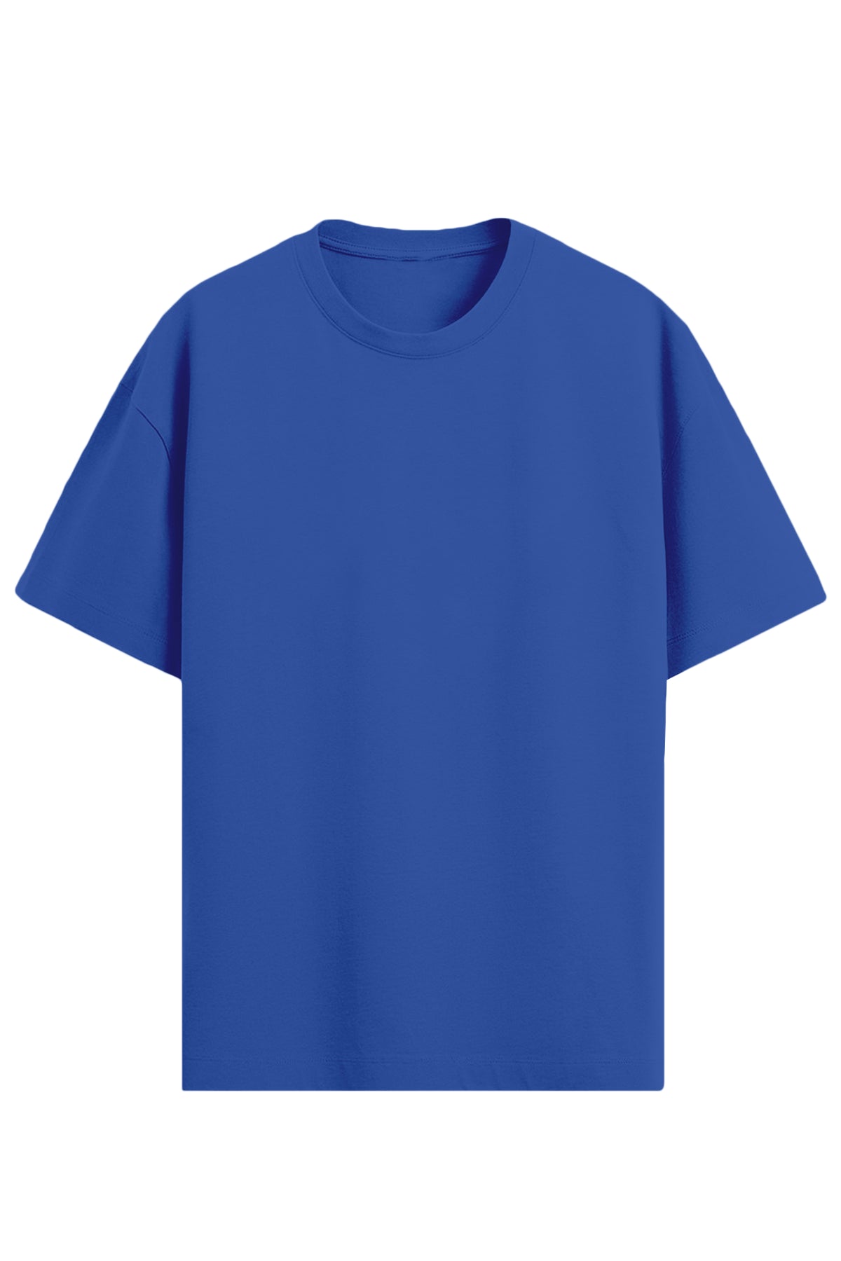 Unisex Oversize Mavi T-Shirt