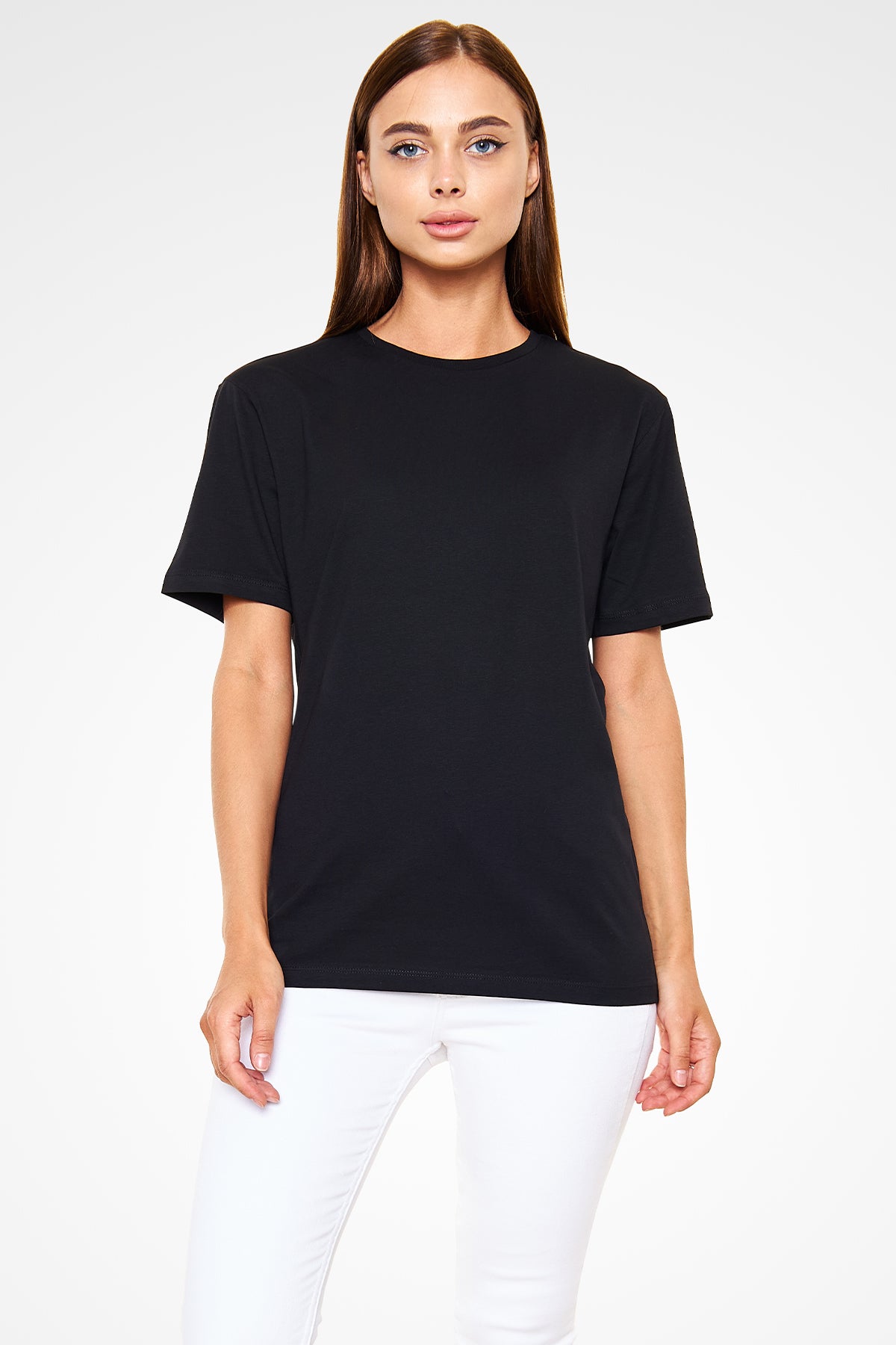 Unisex Regular Siyah T-Shirt