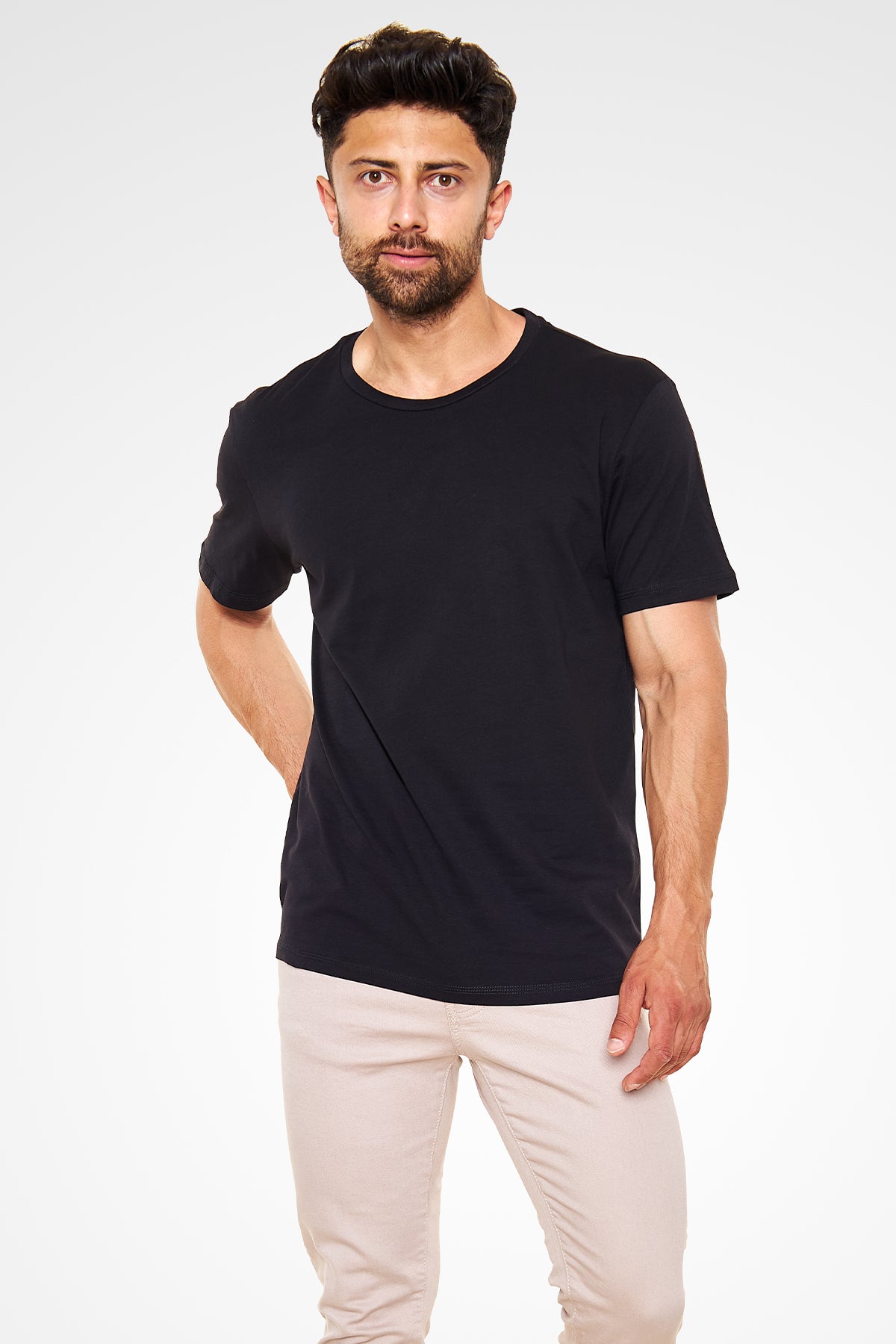 Unisex Regular Siyah T-Shirt