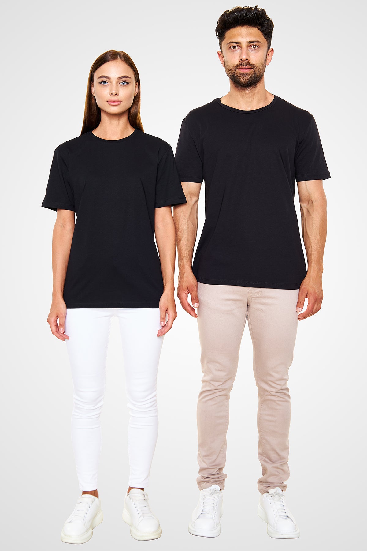 Unisex Regular Siyah T-Shirt