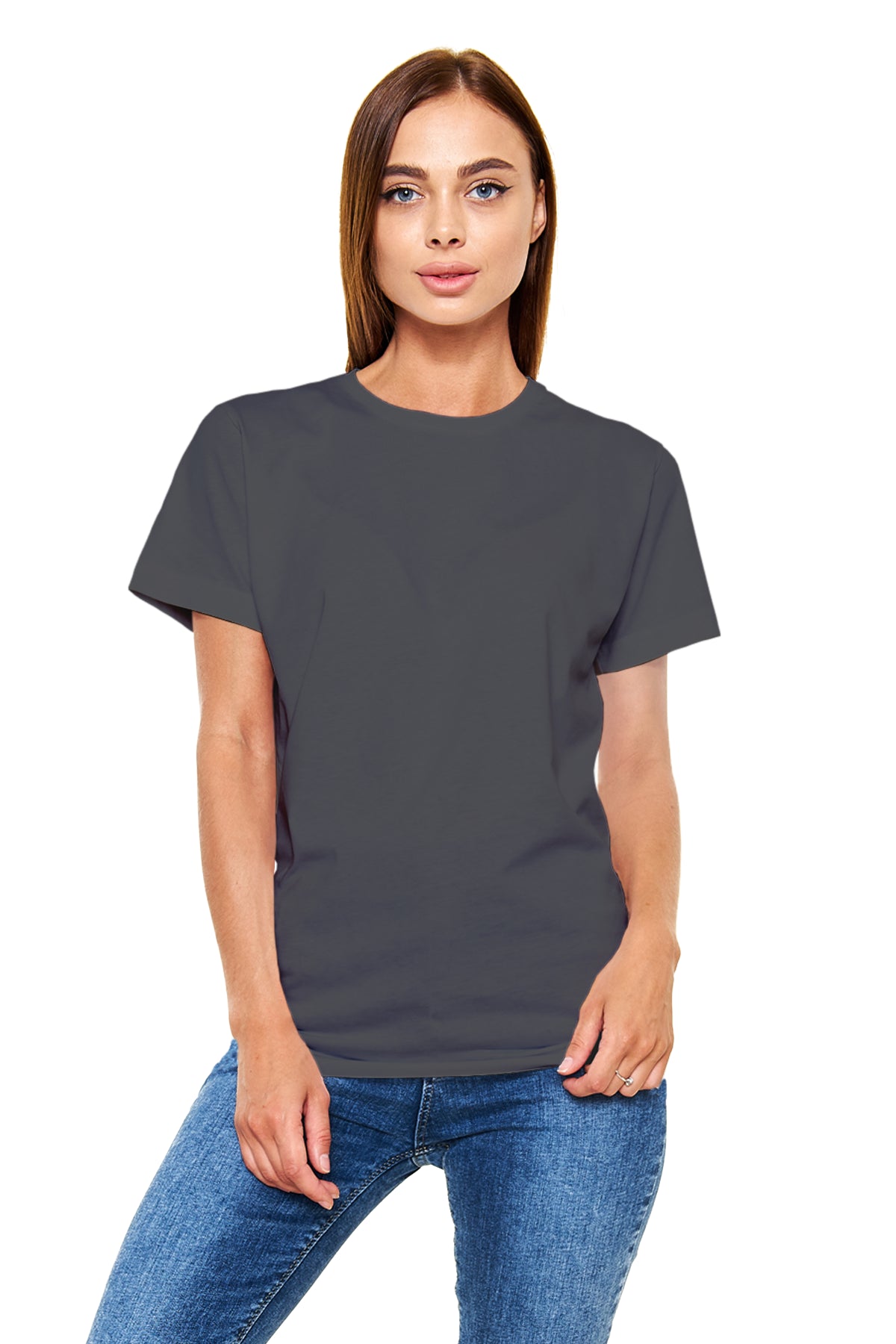 Unisex Regular Antrasit T-Shirt