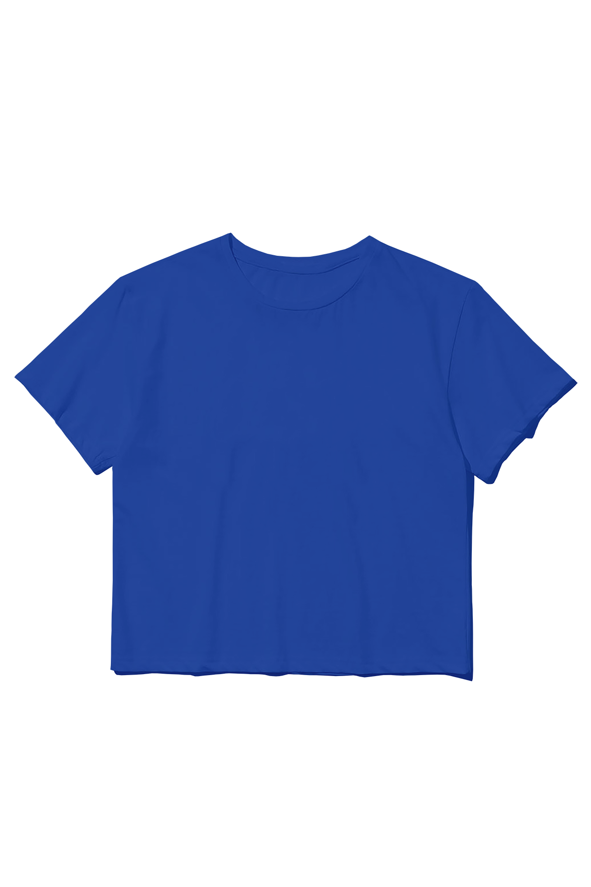 Crop Top Mavi T-Shirt