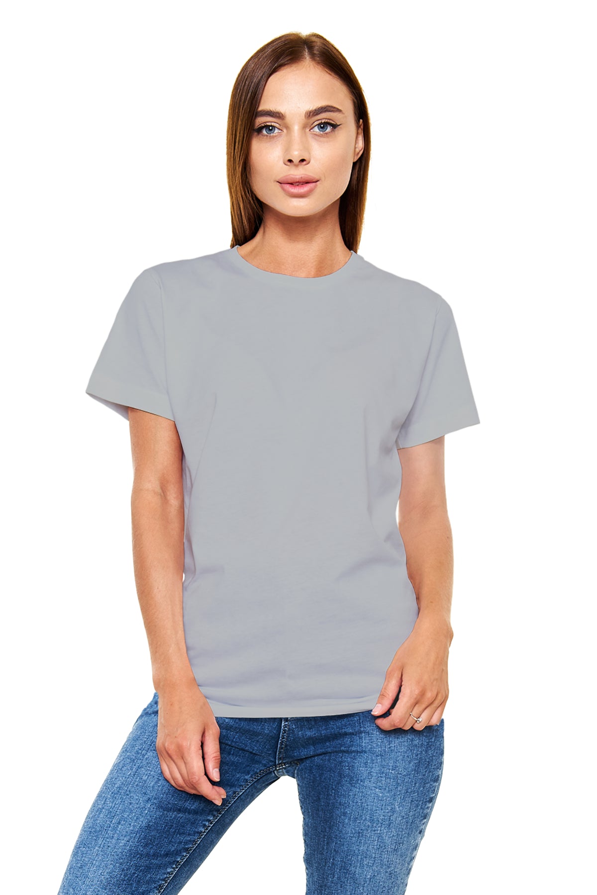Unisex Regular Gri T-Shirt