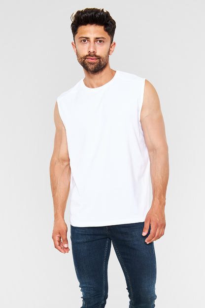 Unisex Regular Kolsuz - Kesik Kol T-Shirt