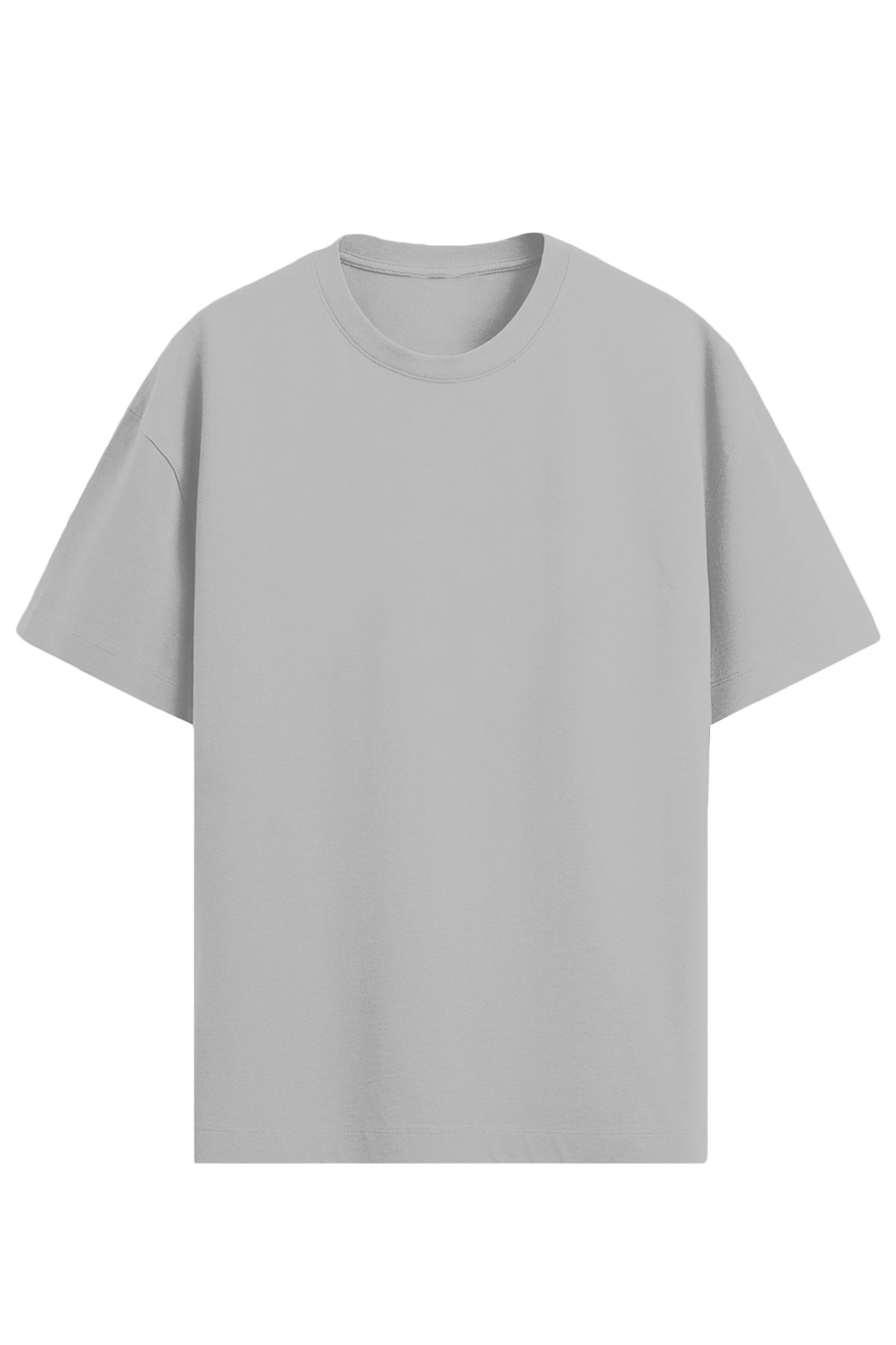 Unisex Oversize Gri T-Shirt