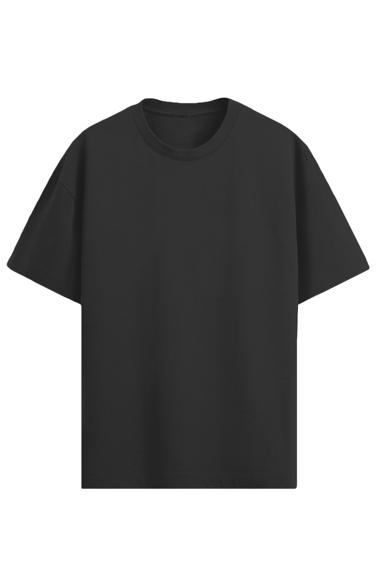 Unisex Oversize Siyah T-Shirt