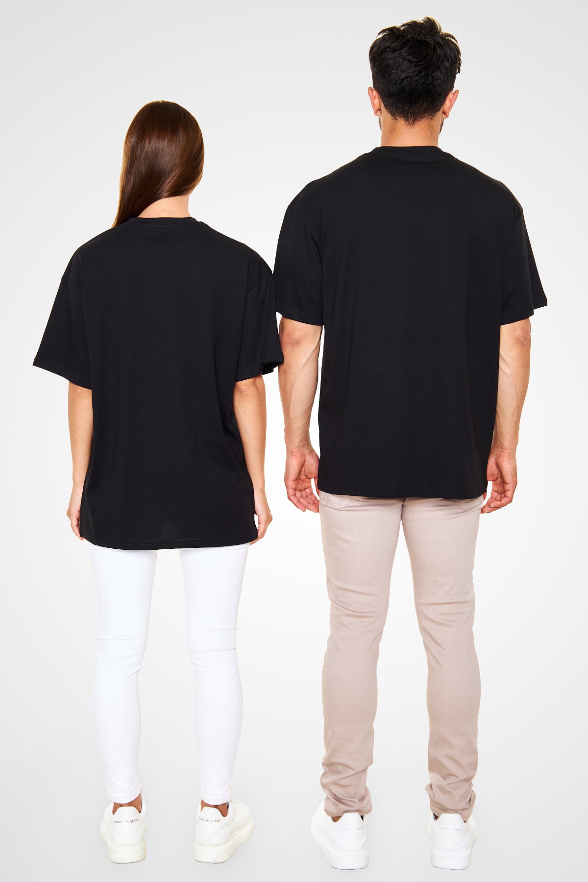 Unisex Oversize Siyah T-Shirt