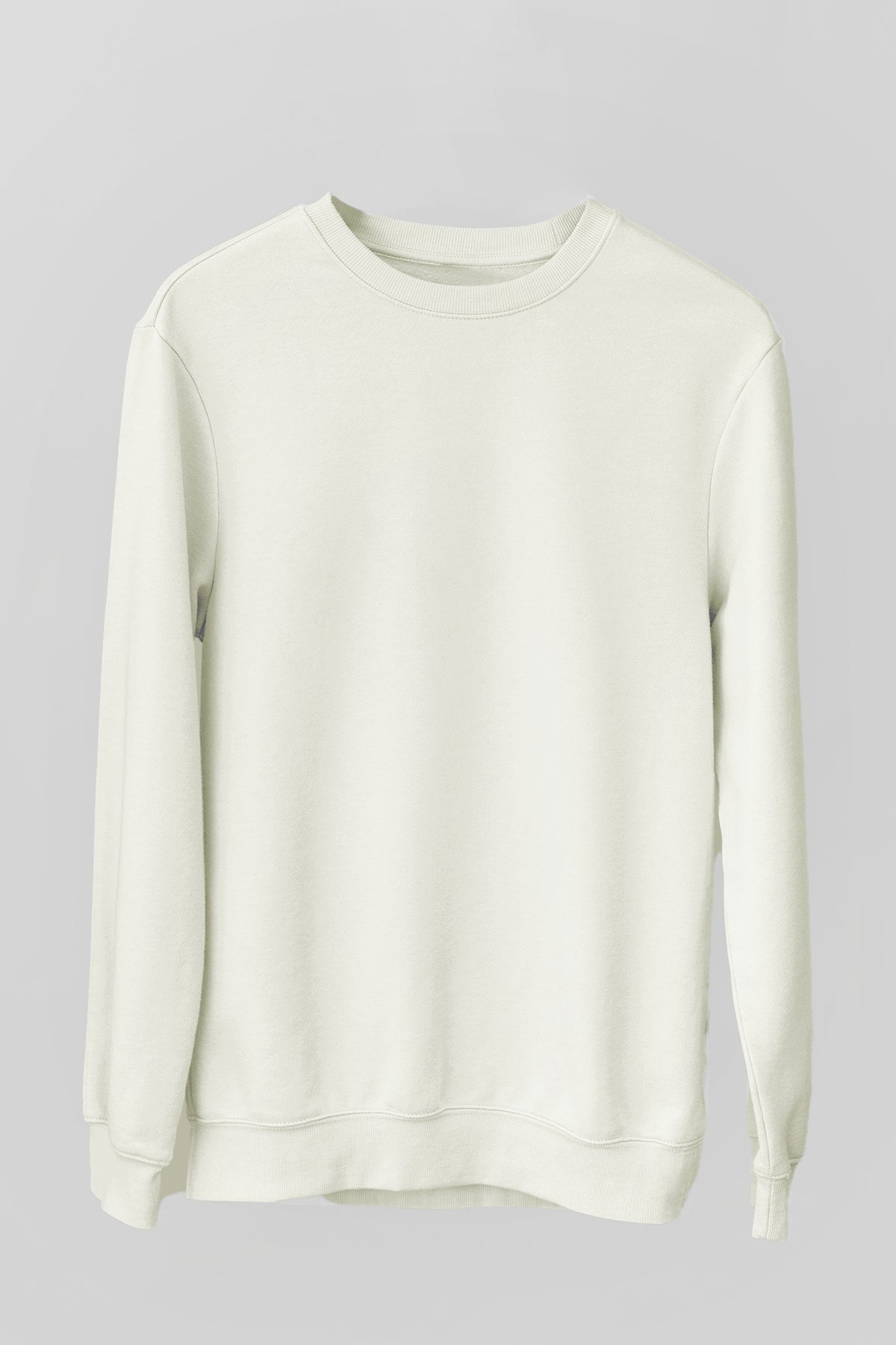 Unisex Regular Ekru Sweatshirt