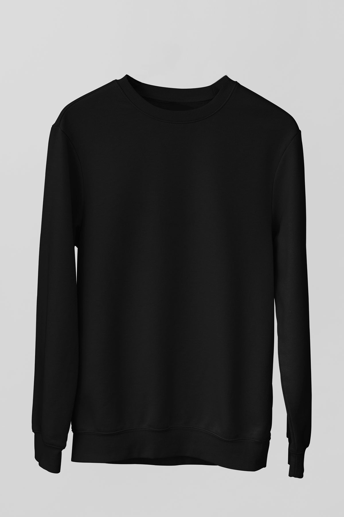 Unisex Regular Siyah Sweatshirt