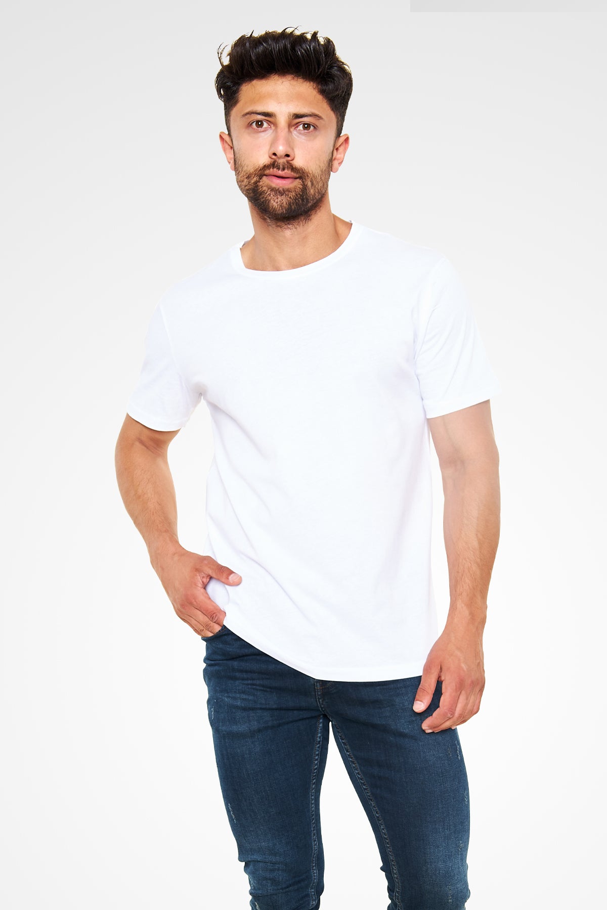 Unisex Regular Beyaz T-Shirt