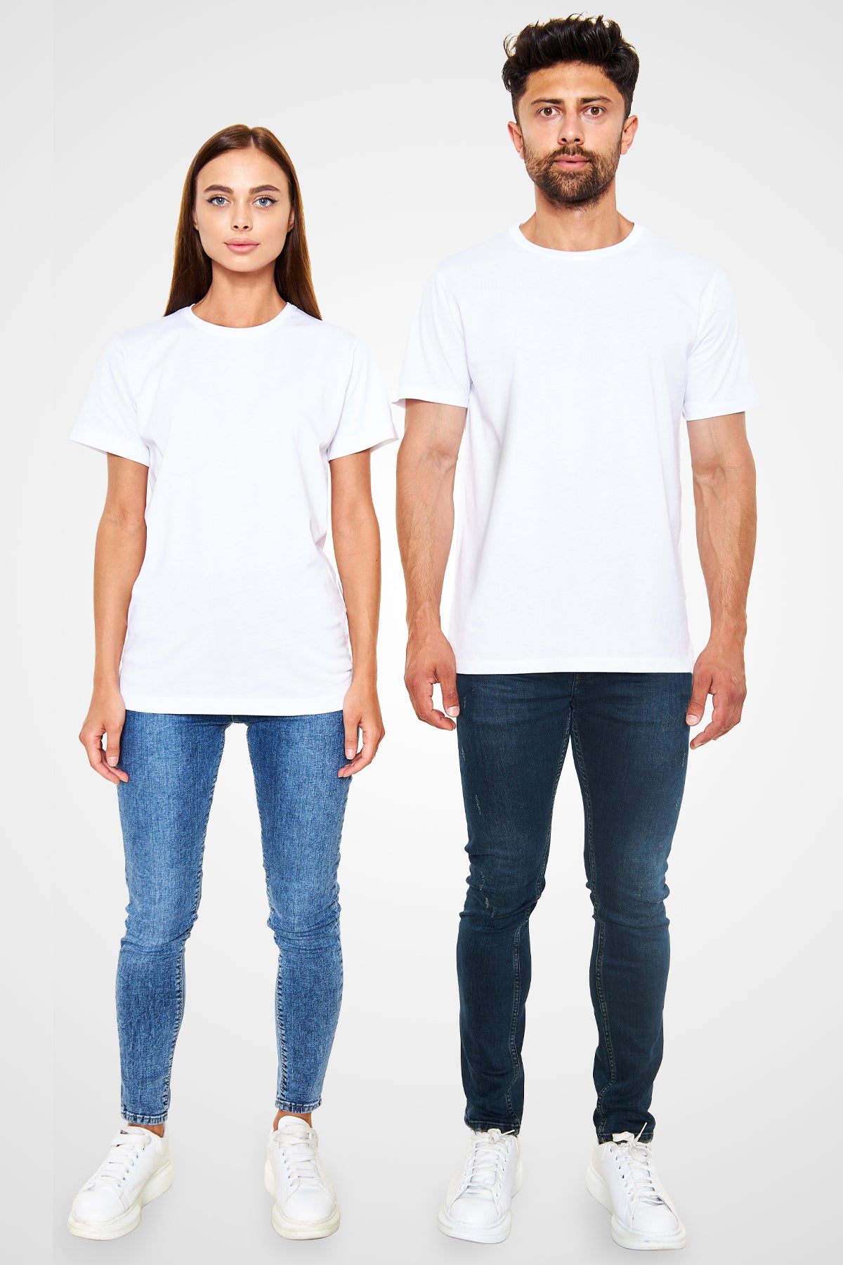 Unisex Regular Beyaz T-Shirt