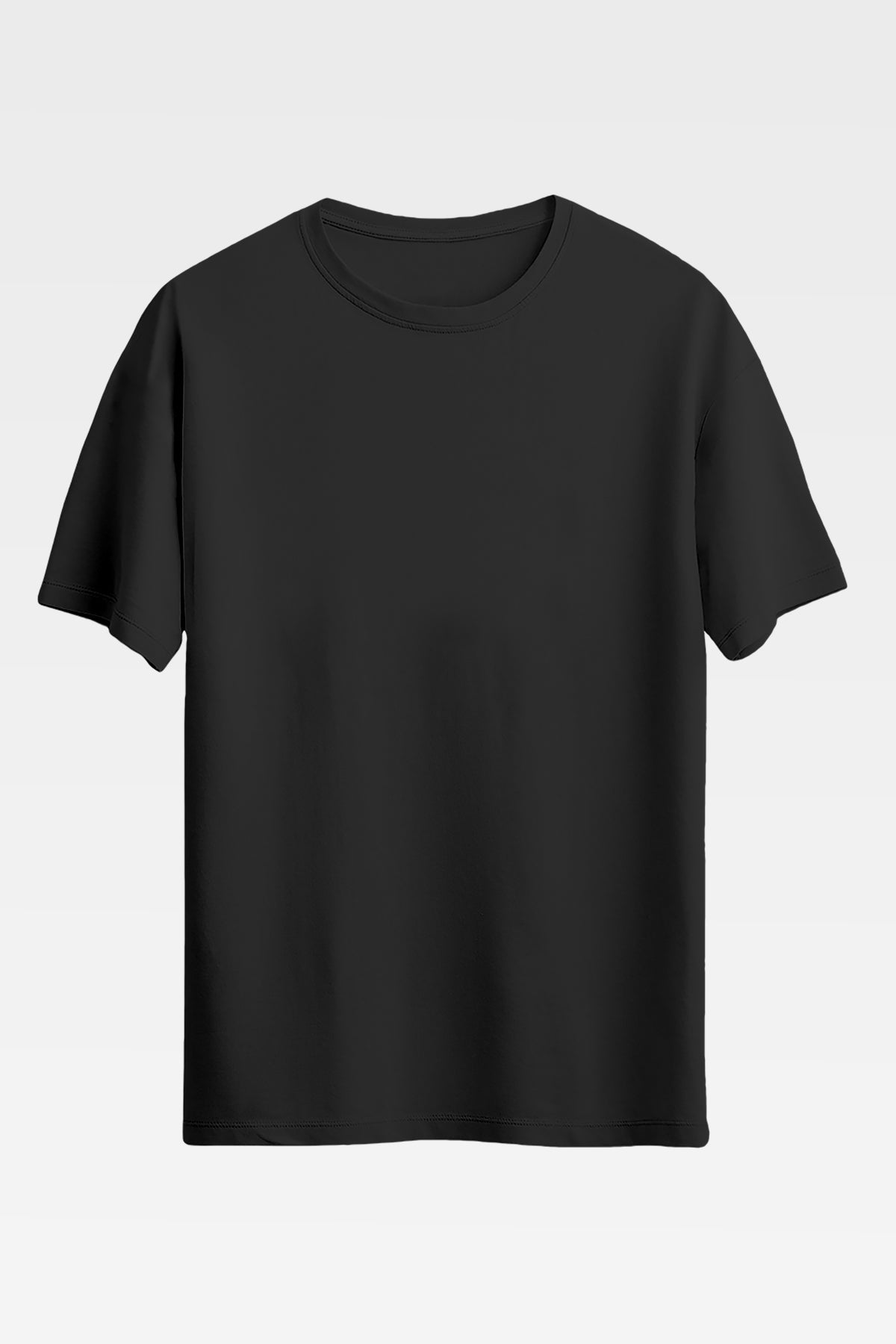 Unisex Regular Siyah T-Shirt
